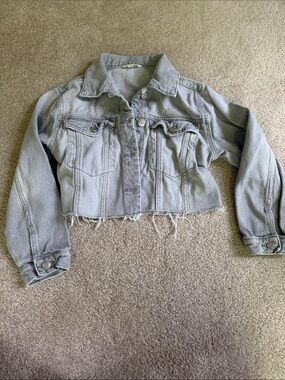 EUC Zara denim jacket sz 9-10